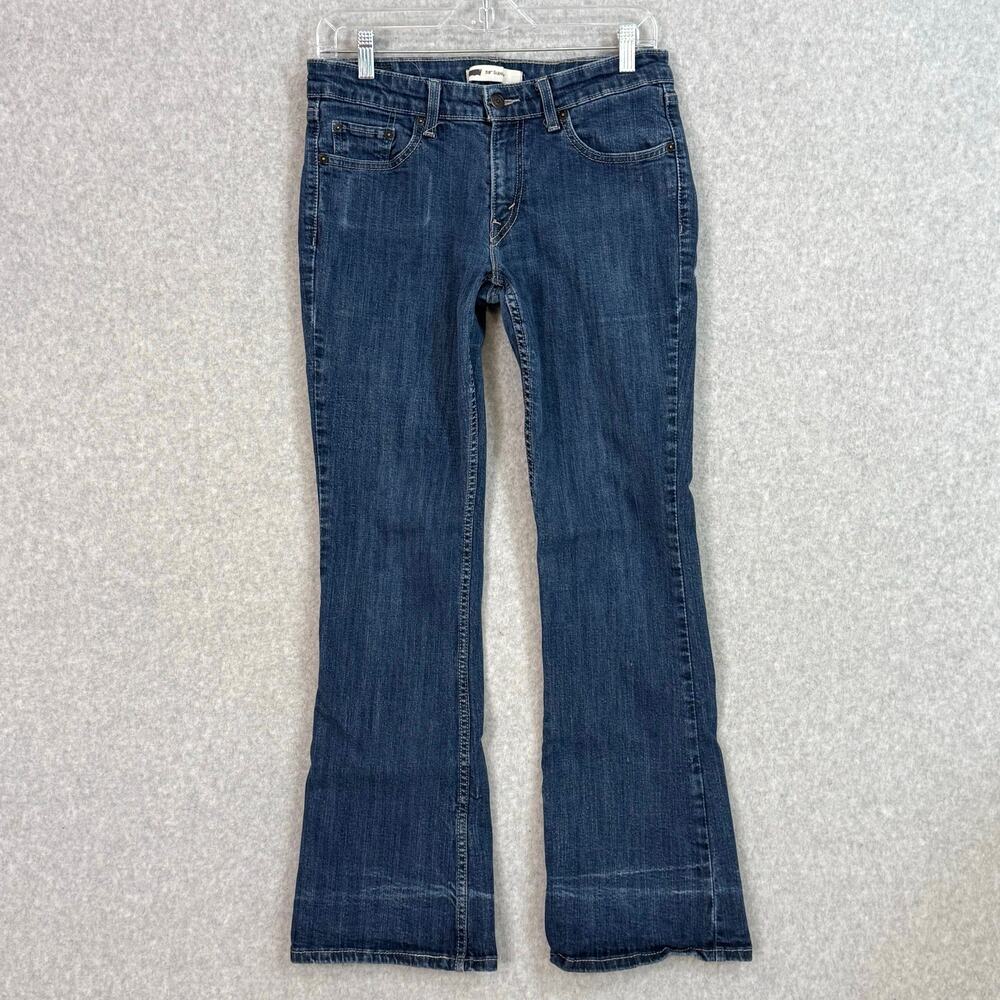 Y2K Levis 518 Superlow Jeans Juniors Size 9 Bootcut Low Rise Denim Retro Stretch